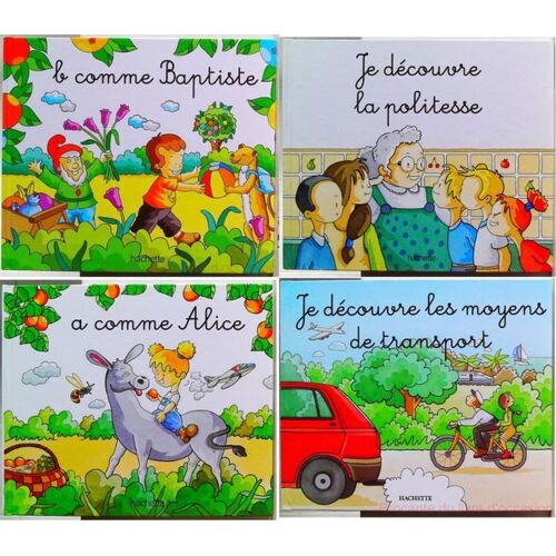 Lot De 4 Livres Pour Apprentissage De La Lecture-Titres En Description