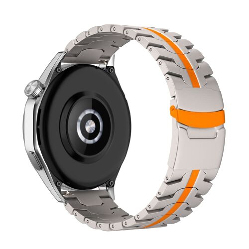 Bracelet Premium En Titane Compatible Avec Huawei Watch 4 Pro, Gt5, Watch 3 Pro - Interface Universelle 20/22mm Titane 22 Mm