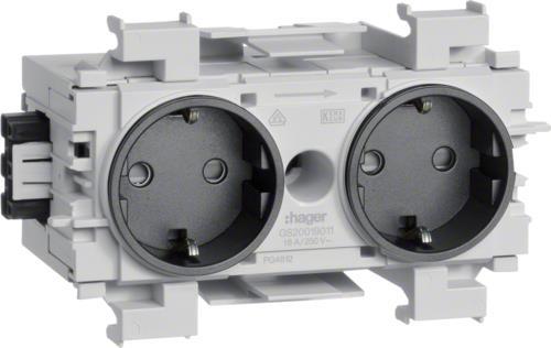Hager Tehalit Wall Outlet Box (WCD Switchgear) (Prise européenne) - GS20019011