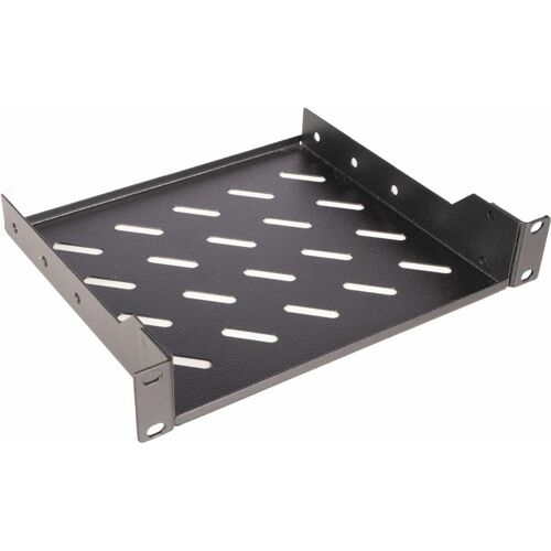 Equip Fester Fachboden 10' - 1HE - 200mm - Schwarz - Regalboden - Schwarz - 1U - Türkei - 25,4 cm (10") - 255 mm (EZFS-10-1-20-B)