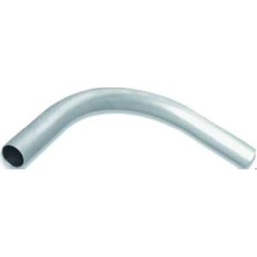 Fränkische Rohrwerke Coude enfichable en aluminium M63 ABS-E 63 ** 20960063, Gaine + protection pour câbles, Argent
