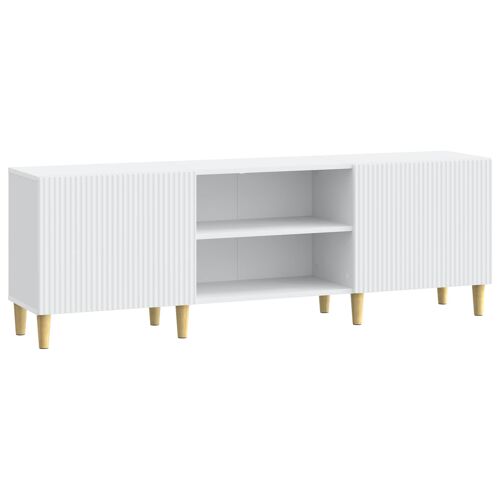 vidaXL Meuble TV Blanc 150 x 31 x 50 cm Bois d'ingénierie