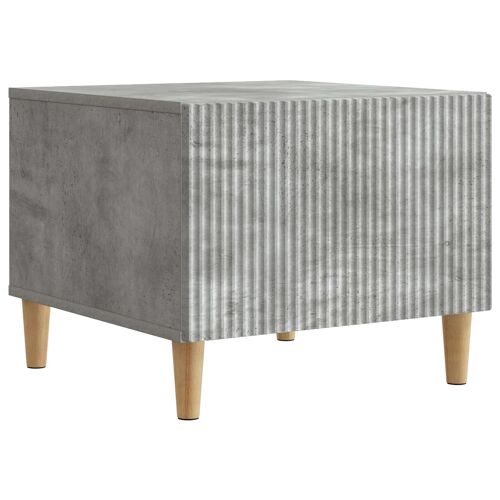 vidaXL Table basse Gris béton 49 x 50 x 40 cm Bois d'ingénierie