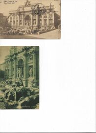4 Cartes Postales Semi Modernes Non Circulées Fort Romain Italie Rome