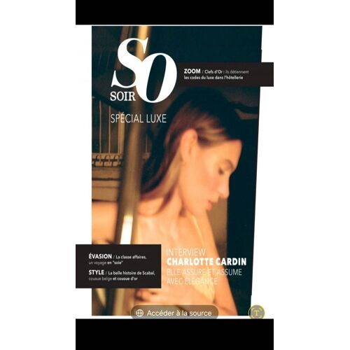 Charlotte Gardin Magazine