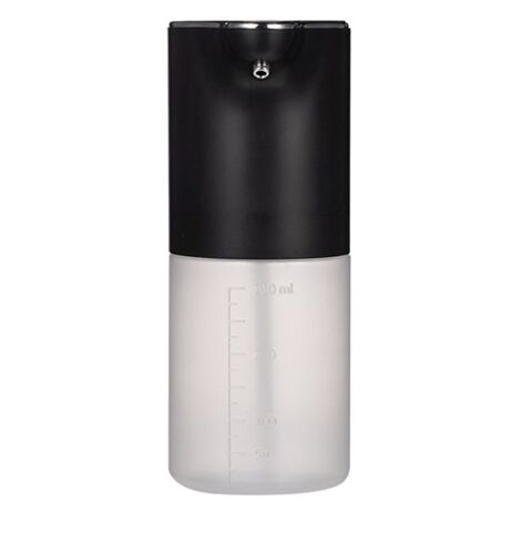 Distributeur automatique de savon liquide 320 ml Savon à capteur de détergent liquide intelligent mains libres (noir)
