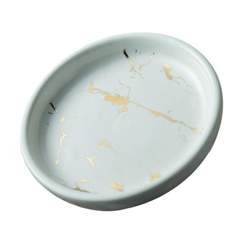 1Pc Style nordique marbre Texture porte-savon salle de bain rangement accessoire plaque | porte-savons