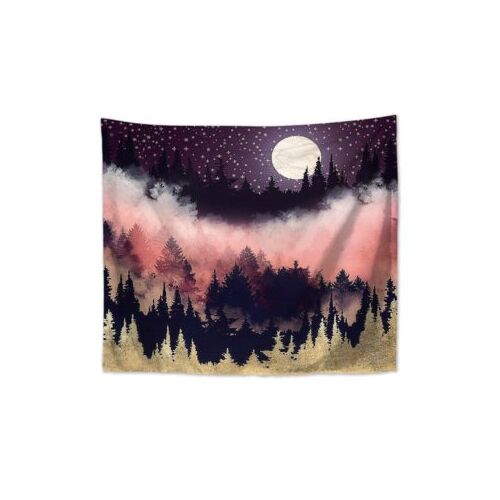 Nature Paysage Tapisserie Tenture Murale Esthétique Trippy Hippie Tapisseries Serviette De Plage Châle Jeter Feuille Home Room Decor|Tapisseries Décoratives