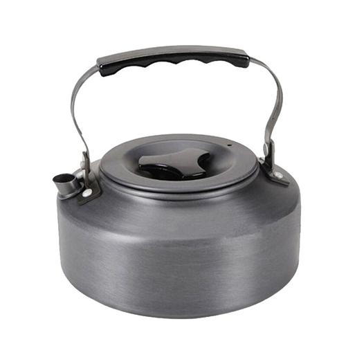 1.1L extérieur ultra léger en alliage d'aluminium théière camping randonnée pique-nique faire bouillir l'eau bouilloire voyage théière pique-nique vaisselle cafetière | Vaisselle d'extérieur
