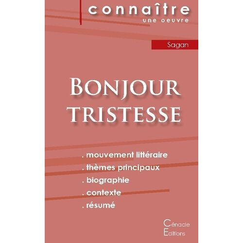 Bonjour Tristesse - Fiche De Lecture