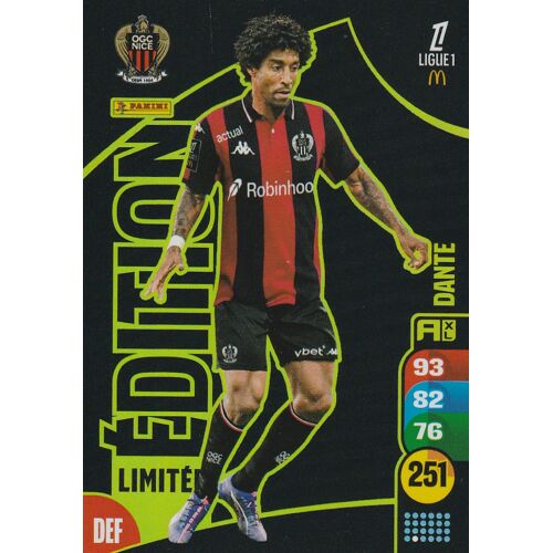 Carte Football Panini Adrenalyn Xl - Foot 2025 / 2026 - Dante - Edition Limitee - Nice