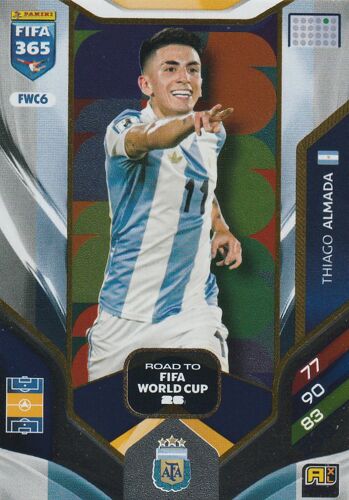 Carte Football Panini Adrenalyn Xl - Foot Fifa 365 2026 - Fwc6 - Thiago Almada - Agentine