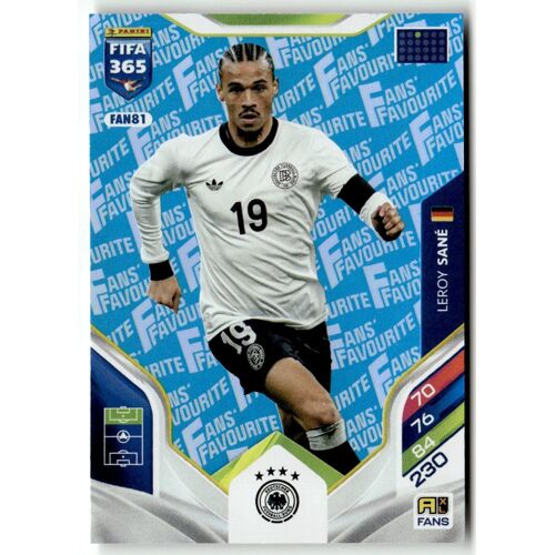 Carte Football Panini Adrenalyn Xl - Foot Fifa 365 2026 - Fan81 - Leroy Sane