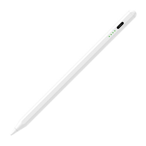 QILIN Stylet USB-C pour iPad Apple (2018-2024) ¿ Haute précision, puissance de charge rapide Palm Rejection et sensibilité d'inclinaison, 4 voyants LED, magnétique, compatible avec iPad/iPad Pro/iPad