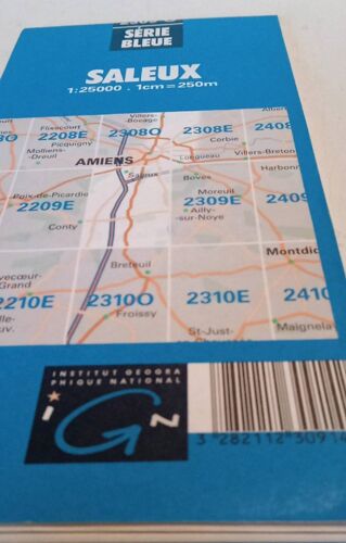 Carte Ign Série Bleue 2309 O Saleux 1: 25000