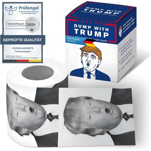 Kalanka-Papier Hygiénique Boîte Cadeau Nouveauté Papier Hygiénique (Trump) 