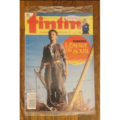 Tintin Sous Blister - 1988 - N°10 - Empire Du Soleil - Ancien Magazine Vintage