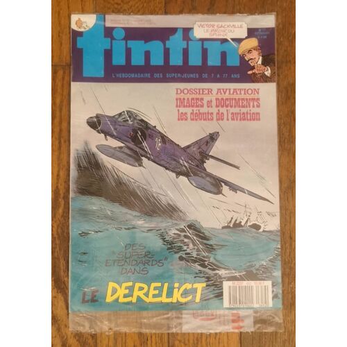 Tintin Sous Blister - 1988 - N°11 - Aviation - Ancien Magazine Vintage