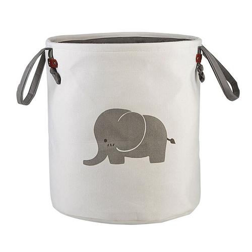 Sac rond pliable de paniers de stockage de coton d'organisateur à la maison pour le bébé