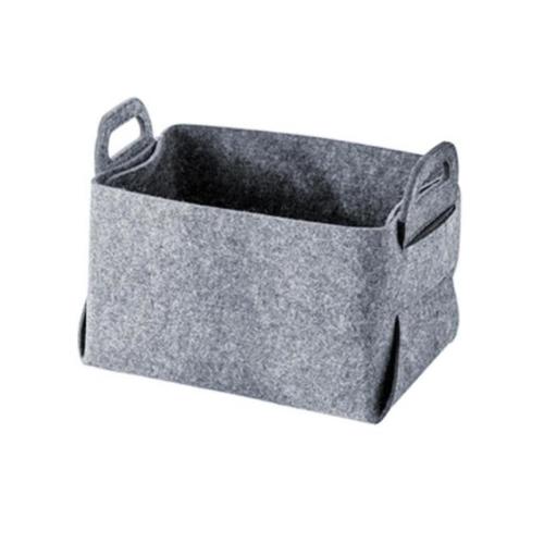 Panier de rangement pliant en feutre avec poignée boîte de rangement pour articles divers maison vêtements serviette panier à linge | sacs de rangement pliables