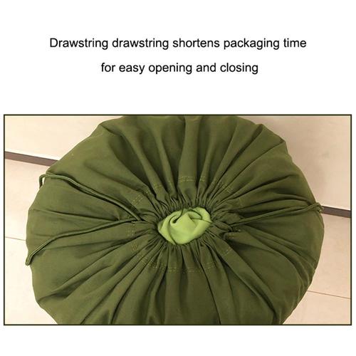 Toile cordon grand sac armée vert pochette organisateur de linge vêtements jouet stockage ménage stockage Organisation | sacs de rangement