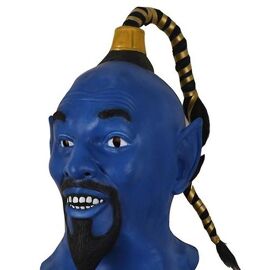 Lampe D'aladdin Masque Halloween Couvre-Chef En Latex Accessoires De Cosplay