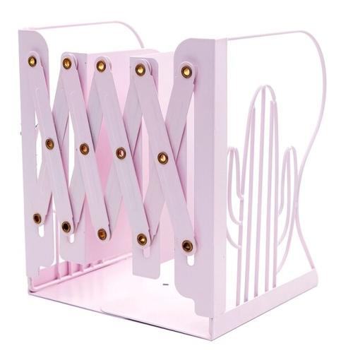 Cactus Réglable En Métal Serre-Livres Organisateur De Bureau Support De Rangement Étagère Maison École Papeterie | Serre-Livres