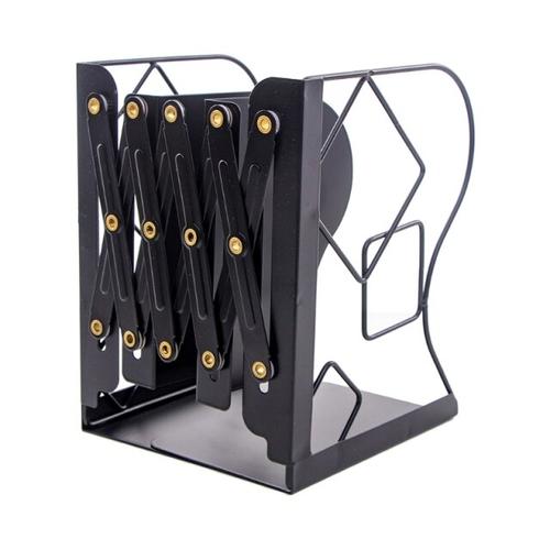 Support De Livre Rétractable Étagère Serre-Livres Télescopique En Métal Organisateur De Bibliothèque |