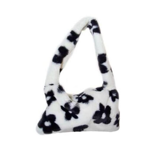 Vintage mignon doux fourrure sacs à bandoulière pour femmes automne hiver en peluche luxe sacs à main et sacs à main femme sous les bras sacs