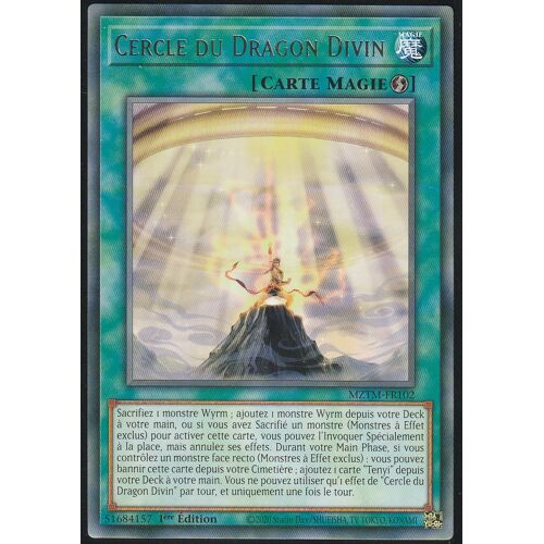Carte Yu-Gi-Oh - Cercle Du Dragon Divin - Mztm-Fr102 - Rare