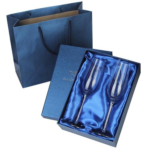 2pc Verres De Mariage Personnalisés Flûtes À Champagne Cristallin Cadeau De Fête Grillage Verre Gobelet|Verre Highball