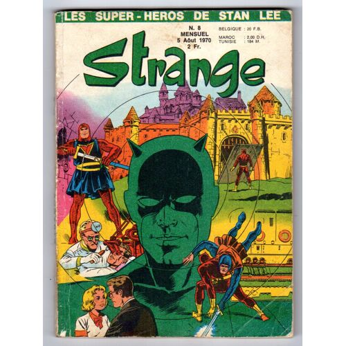 Strange N° 8 Mensuel Du 5 Mars 1970 : Xmen, Iron Man, Dardevil, Le Surfer D'Argent