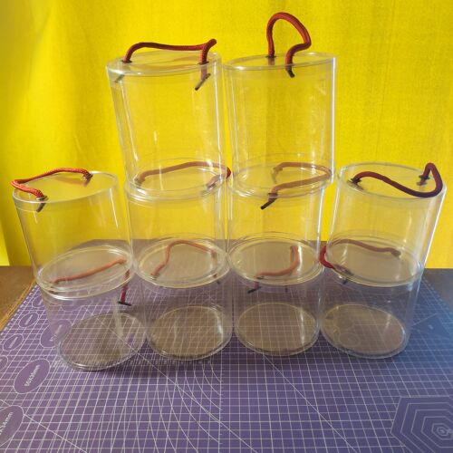 Boîte de présentation transparentes