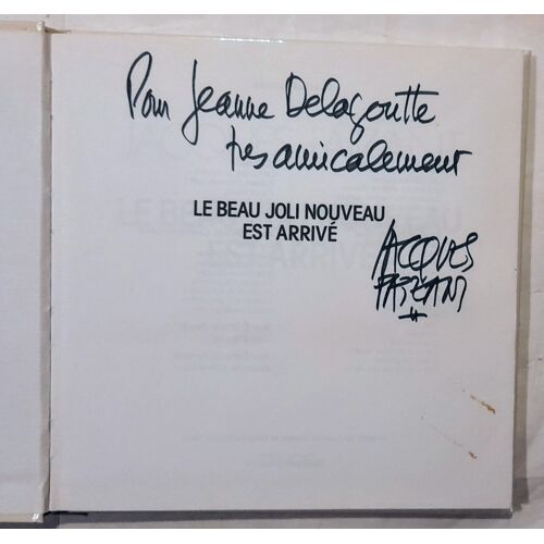 Jacques Faizant : Le Beau Joli Nouveau Est Arrivé (Dédicacé Par L'Auteur)