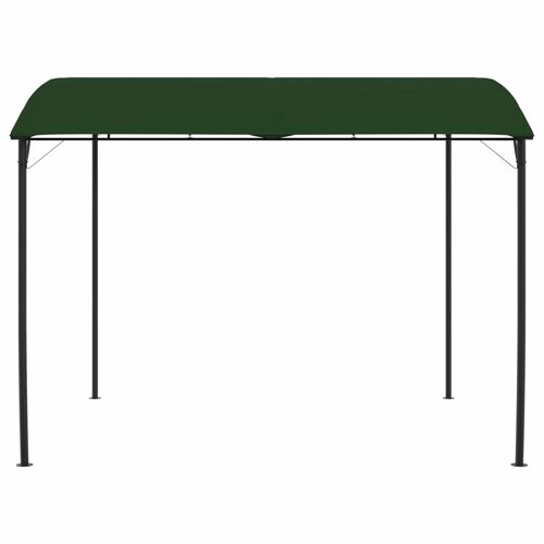 Vidaxl Pavillon 3 X 3 X 2,55 M Vert Tissu Et Aluminium 180