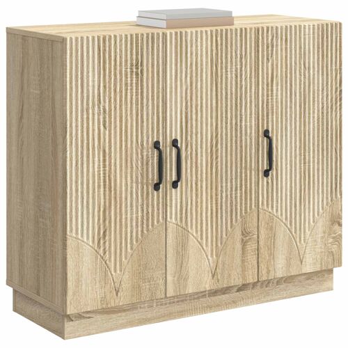 vidaXL Buffet Chêne Sonoma 89 x 34,5 x 77 cm Bois d'ingénierie