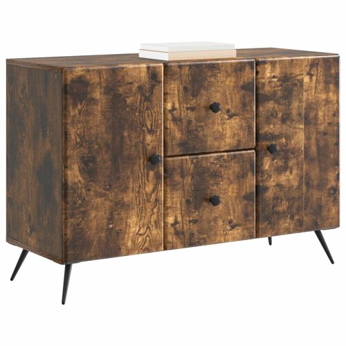 vidaXL Buffet Chêne fumé 89 x 34,5 x 60 cm Bois d'ingénierie