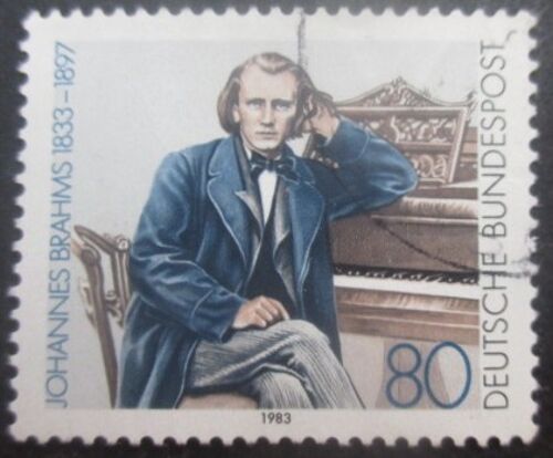 Allemagne N°1009 Johannes Brahms Oblitéré