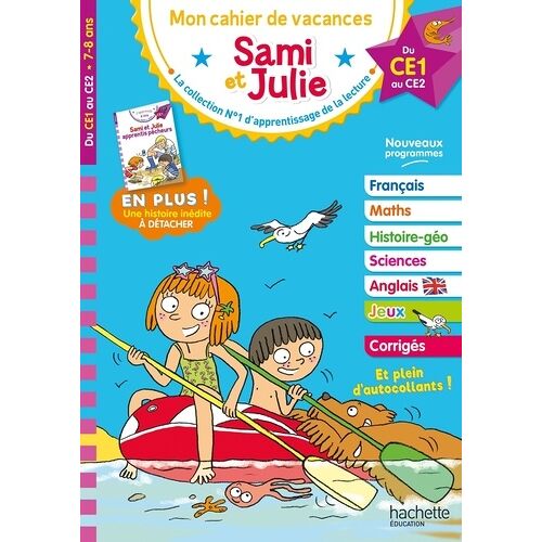 Mon Cahier De Vacances Sami Et Julie - Du Ce1 Au Ce2