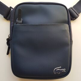 Sacoche Zippée Bleu Marine Lacoste