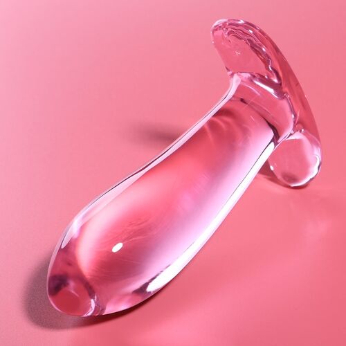 Nebula Series By Ibiza - Plug Anal Modèle 5 Verre Borosilicate Rose 12.5 Cm -O- 3.5 Cm