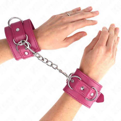 Kink - 3 Appareils-Poignets Ajustables Rose 17,5-25 Cm X 6 Cm