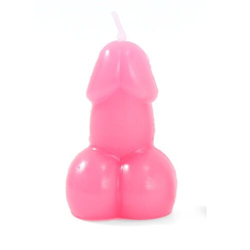 Diablo Picante - Bougie En Forme De Pénis De Couleur Fuchsia