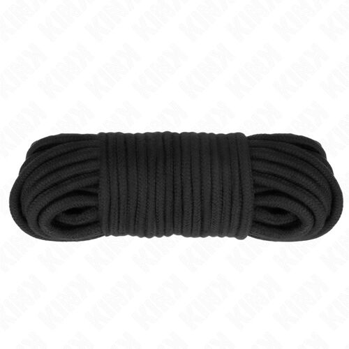 Kink - Corde En Coton 20 Mètres Noir