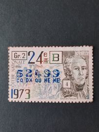 Billet De Loterie Nationale 1973 24e Tr B - Mutilés Des Yeux - Duc Mortier