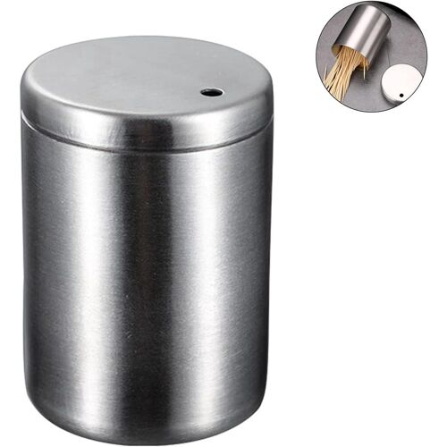 Petit Porte-Cure-Dents En Acier Inoxydable Porte-Cure-Dents Créatif Boîte À Cure-Dents Automatique Distributeur De Cure-Dents Pratique Résistant À La Corrosion Pour La Table Du Restaurant À La Maison