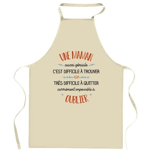 Planetee Tablier De Cuisine Une Marilyne Aussi Géniale | Cadeau Original Humour Pour Cuisinière Vêtement Blouse De Protection