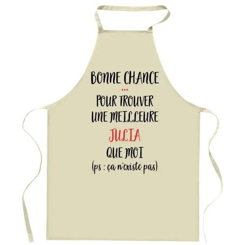 Planetee Tablier De Cuisine Julia Ça N'existe Pas | Cadeau Original Humour Pour Cuisinière Vêtement Blouse De Protection Barbecue