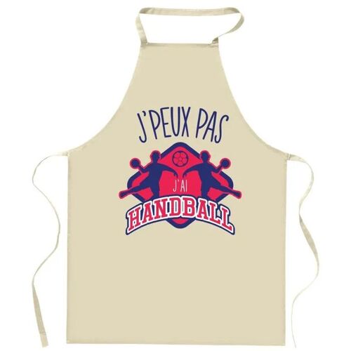 Planetee Tablier De Cuisine Handball J'peux Pas | Cadeau Original Pour Passionnés Vêtement Blouse De Protection Barbecue Jardinage