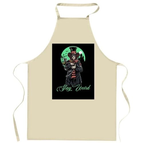 Tablier De Cuisine Alice Au Pays Des Merveilles Stay Weird J'peux Pas | Cadeau Original Film Pour Passionnés Vêtement Blouse